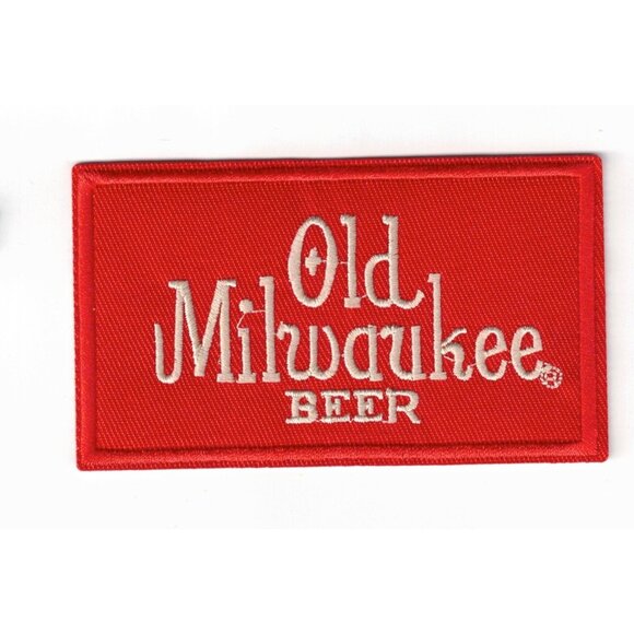 Athena Brands Other - Old Milwaukee Beer Red 4x2in Embroidered Sew / Iron-on Patch